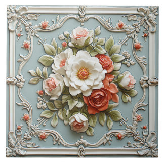 Azulejo Vintage Cottagecore Farmhouse Decorative Unique