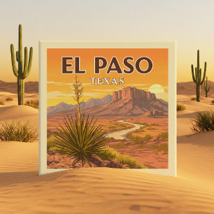 Azulejo Vintage El Paso Texas