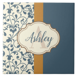 Azulejo Vintage floral