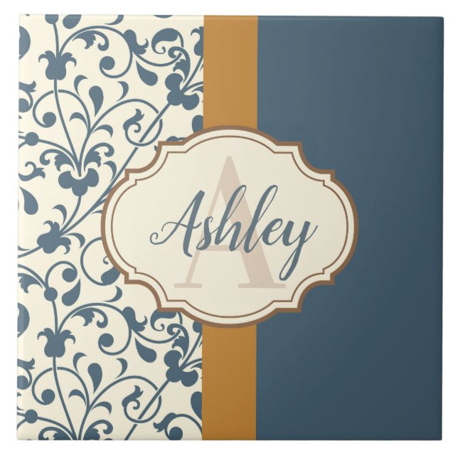 Azulejo Vintage Floral (Frente)