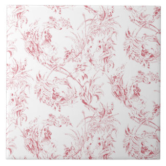 Azulejo Vintage Floral Fantasía Fantasía Fantástica France