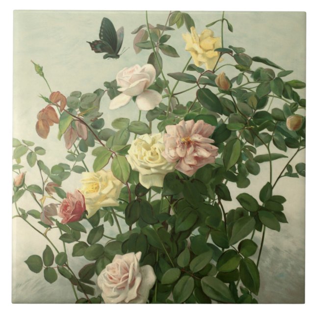 Azulejo Vintage George Lambdin June Morning (Frente)