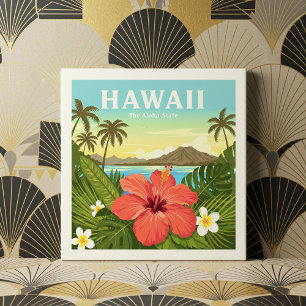 Azulejo Vintage Hawaii