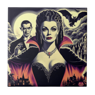 Azulejo Vintage Hot Vampire