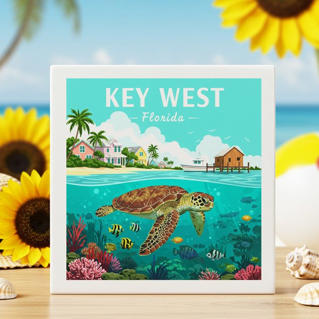 Azulejo Vintage Key West Florida (Subido por el creador)
