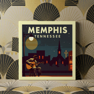 Azulejo Vintage Memphis Tennessee
