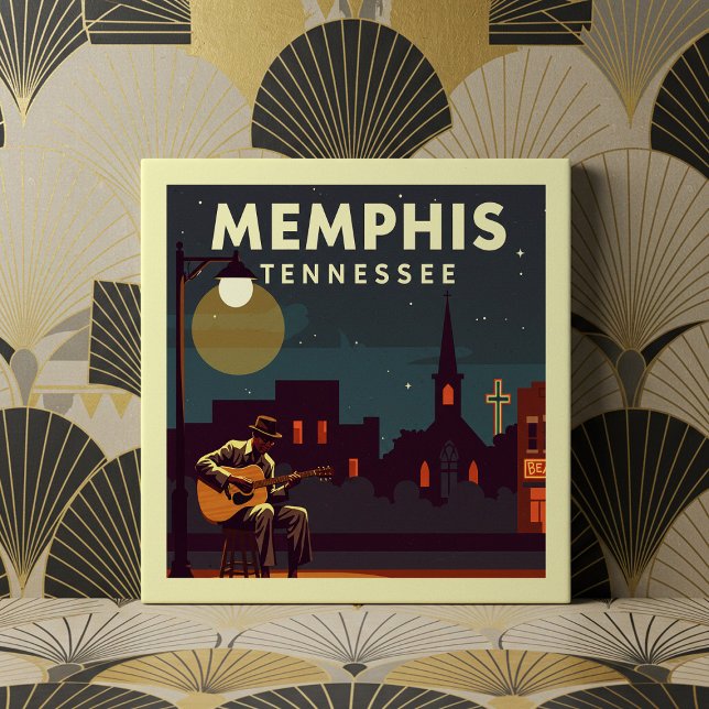 Azulejo Vintage Memphis Tennessee (Subido por el creador)
