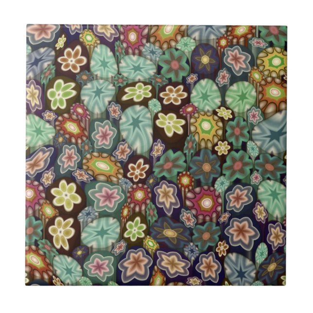 Azulejo Vintage Millefiori (Frente)