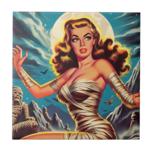 Azulejo Vintage Mummy Chica