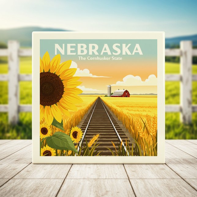 Azulejo Vintage Nebraska (Subido por el creador)