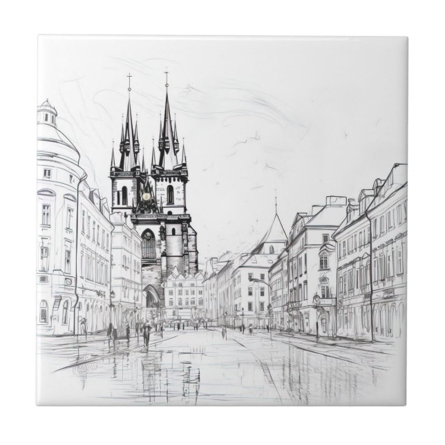 Azulejo Vintage Praga (Frente)