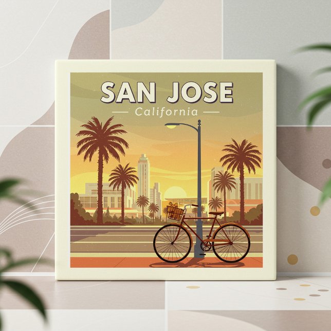 Azulejo Vintage San José California (Subido por el creador)