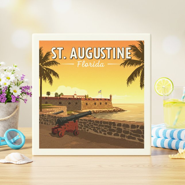 Azulejo Vintage St. Augustine Florida (Subido por el creador)
