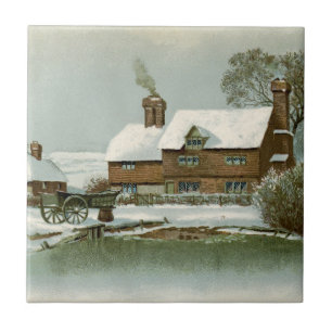 Azulejo Vintage Tudor Country Cottage