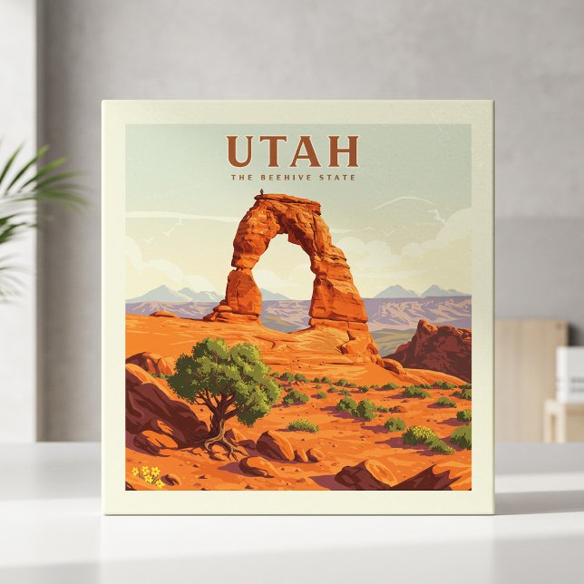 Azulejo Vintage Utah (Subido por el creador)