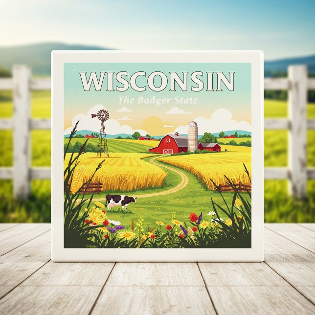 Azulejo Vintage Wisconsin (Subido por el creador)