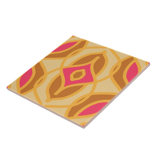 Azulejo Vintage y retro sin costura cerámica (Lado)