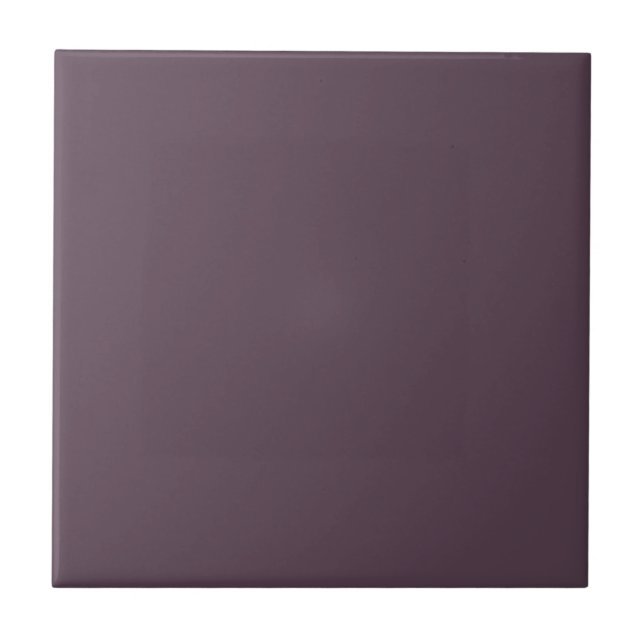 Azulejo Violeta Dusky Oscuro de moda - Tile cerámico (Frente)