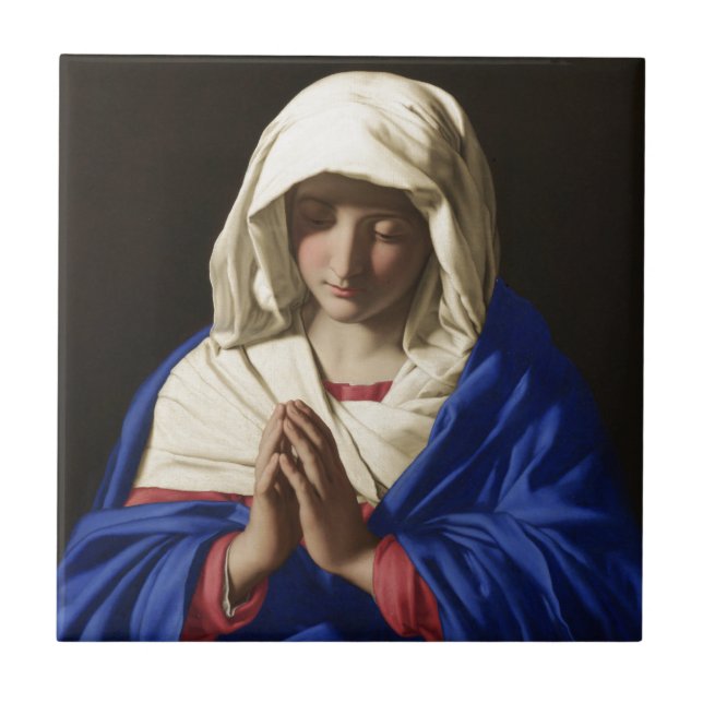 Azulejo Virgen María (Frente)