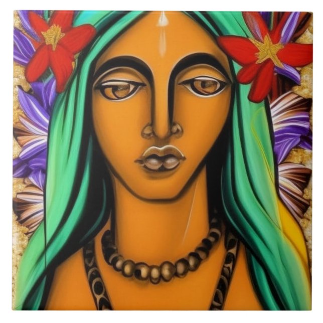 Azulejo Virgin Mary (Frente)