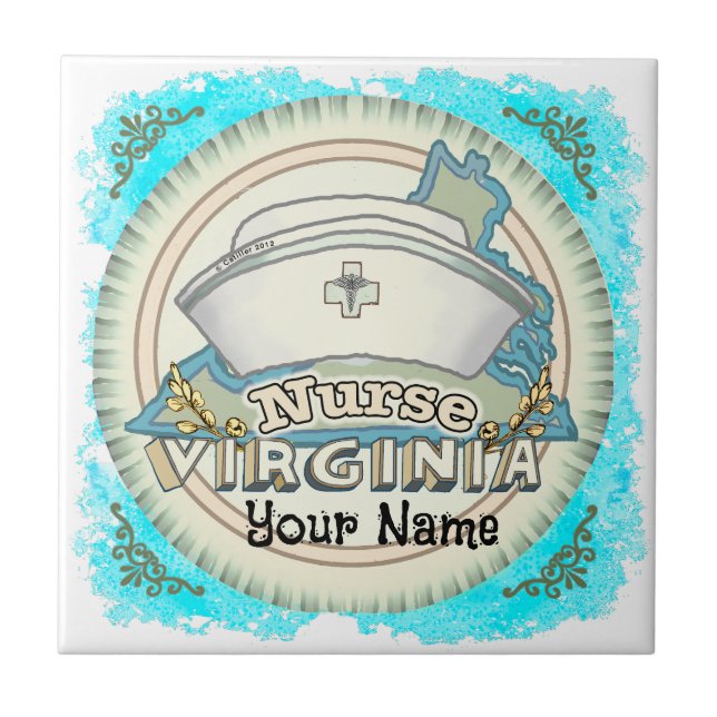 Azulejo Virginia Nurse (Frente)