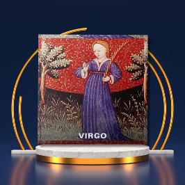 Azulejo Virgo la fiesta de cumpleaños del Rótulo Virgin Zo