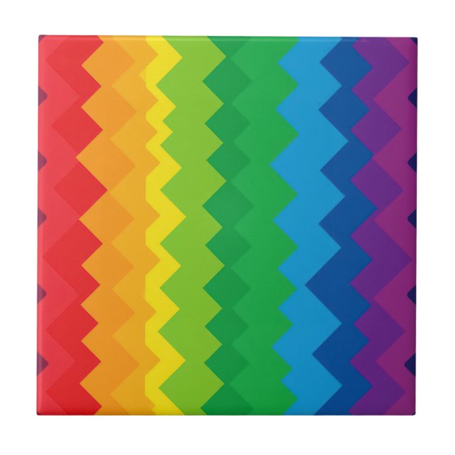 Azulejo “Visibilidad” – Un patrón de orgullo abstracto #1 (Frente)