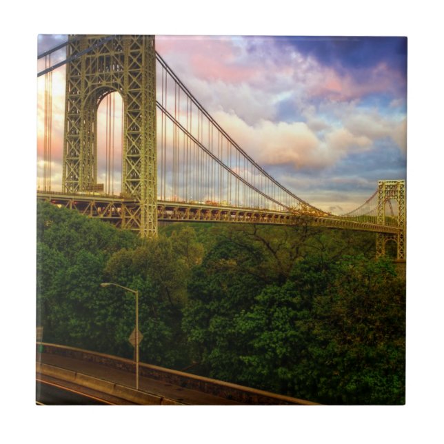 Azulejo Visión que parece del sur - del oeste de Manhattan (Frente)