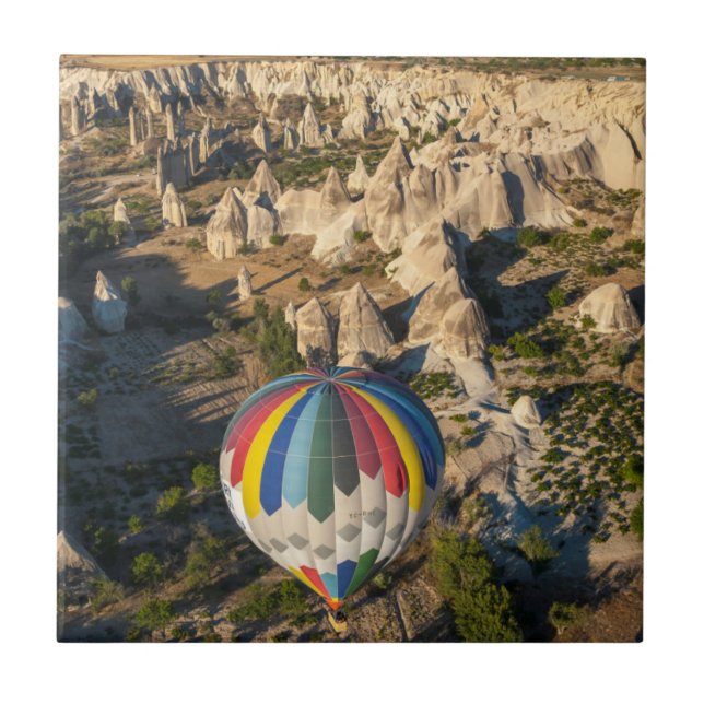 Azulejo Vista aérea de globos aerostáticos, Cappadocia (Frente)
