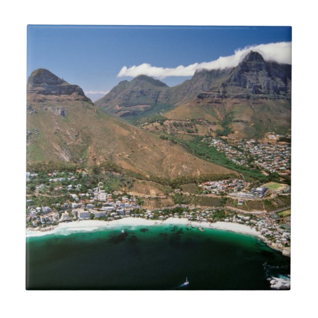 Azulejo Vista Aérea Del Mar Atlántico Que Muestra Clifton (Frente)