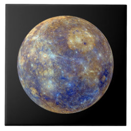 Azulejo Vista colorida del mercurio