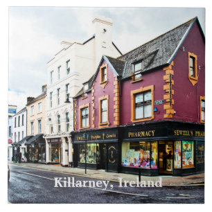 Azulejo vista de calle de Killarney, Irlanda
