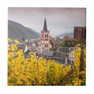Azulejo Vista de ciudad elevada  Alemania