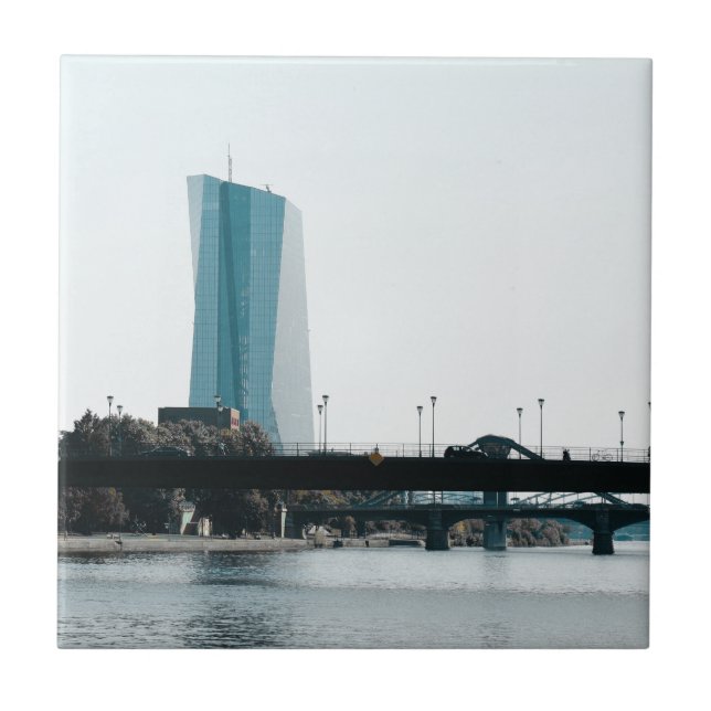 Azulejo Vista de Fráncfort (Frente)