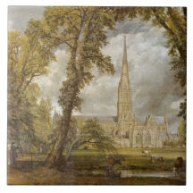 Vista de la Catedral de Salisbury (por John Consta