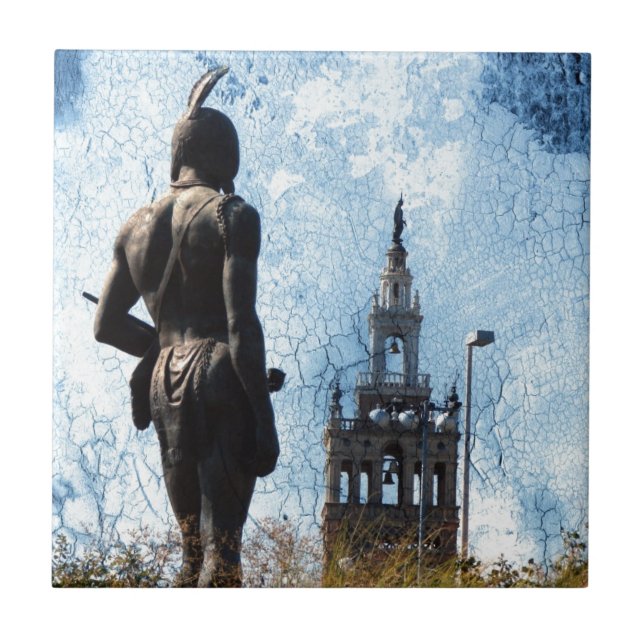 Azulejo Vista de Plaza (Frente)