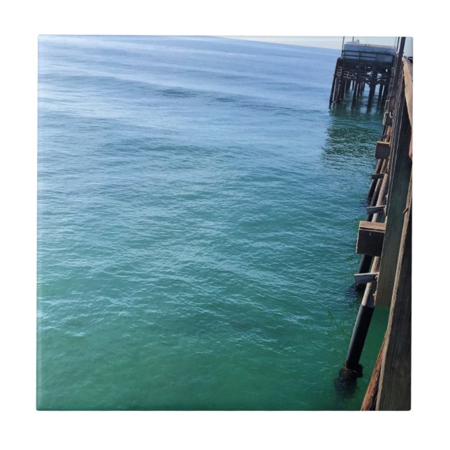 Azulejo Vista desde el muelle, Newport Beach, California (Frente)