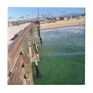 Azulejo Vista desde el muelle, Newport Beach, California