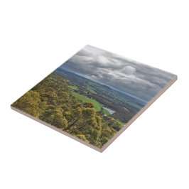 Azulejo Vista desde el tejado cerámico del Monte Buninyong