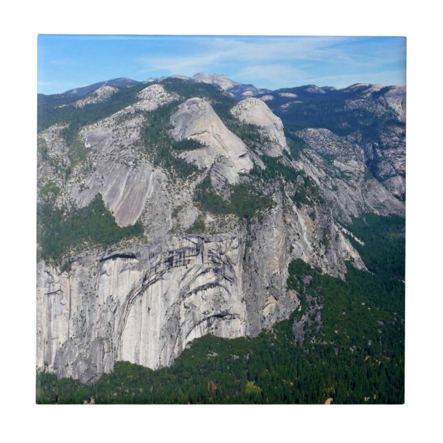 Azulejo Vista desde Glacier Point, Yosemite, CA (Frente)