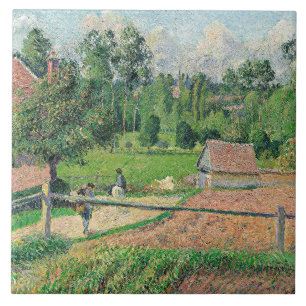 Azulejo Vista desde la ventana del artista Camille Pissarr