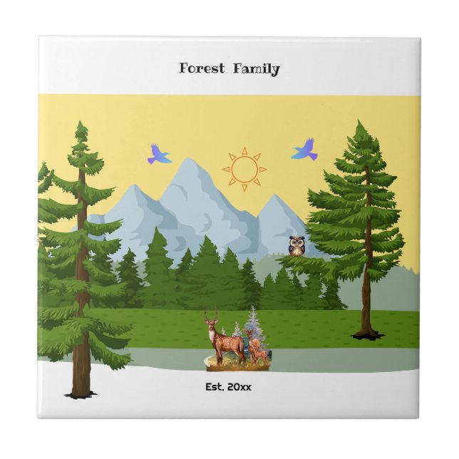 Azulejo Vista panorámica (Frente)