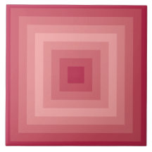 Viva Magenta Murex Shell Cuadrados Tile Cerámico