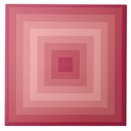 Azulejo Viva Magenta Murex Shell Cuadrados Tile Cerámico