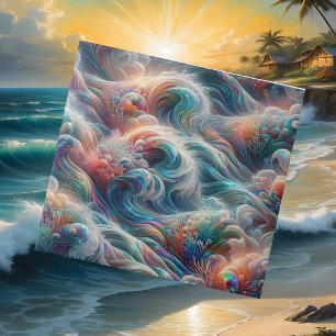 Azulejo Vivienda de Lujo en la Costa   Olas del Océano Arr