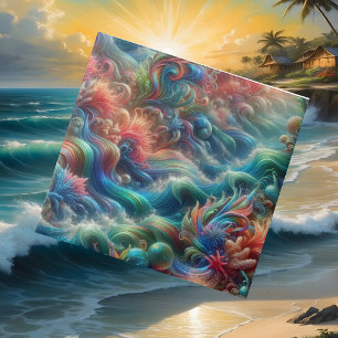 Azulejo Vivienda de Lujo en la Costa Olas del Océano Arr