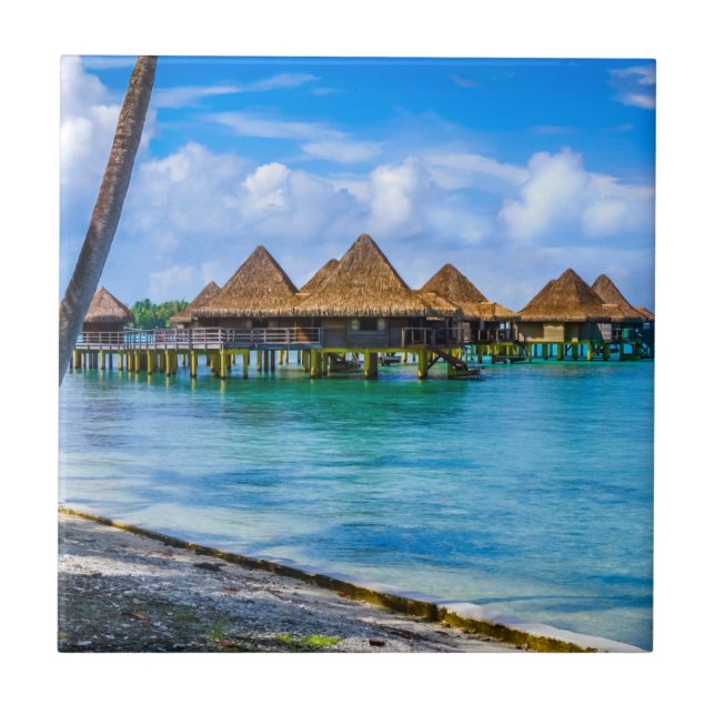 Azulejo Viviendo en el agua (Frente)