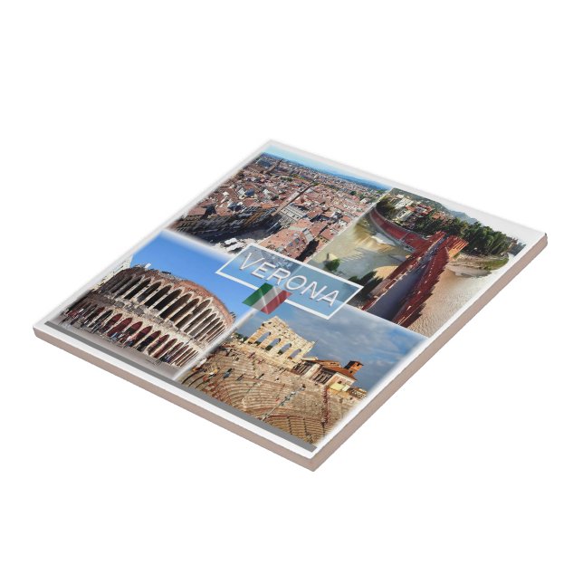 Azulejo VNT010 VERONA, Mosaic, Veneto, Italia, (Lado)