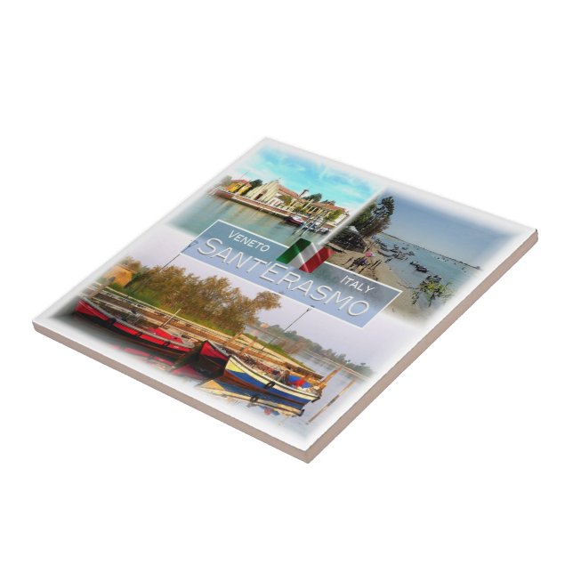 Azulejo VNT016 SANT'ERASMO, Mosaic, Veneto, Italia, (Lado)