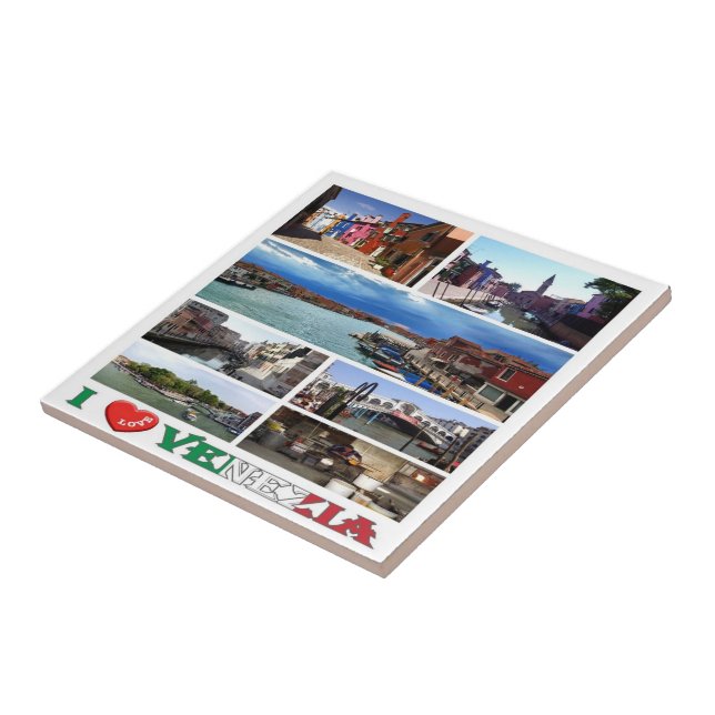 Azulejo VNT030 VENECIA I Love, Mosaic, Italia, (Lado)